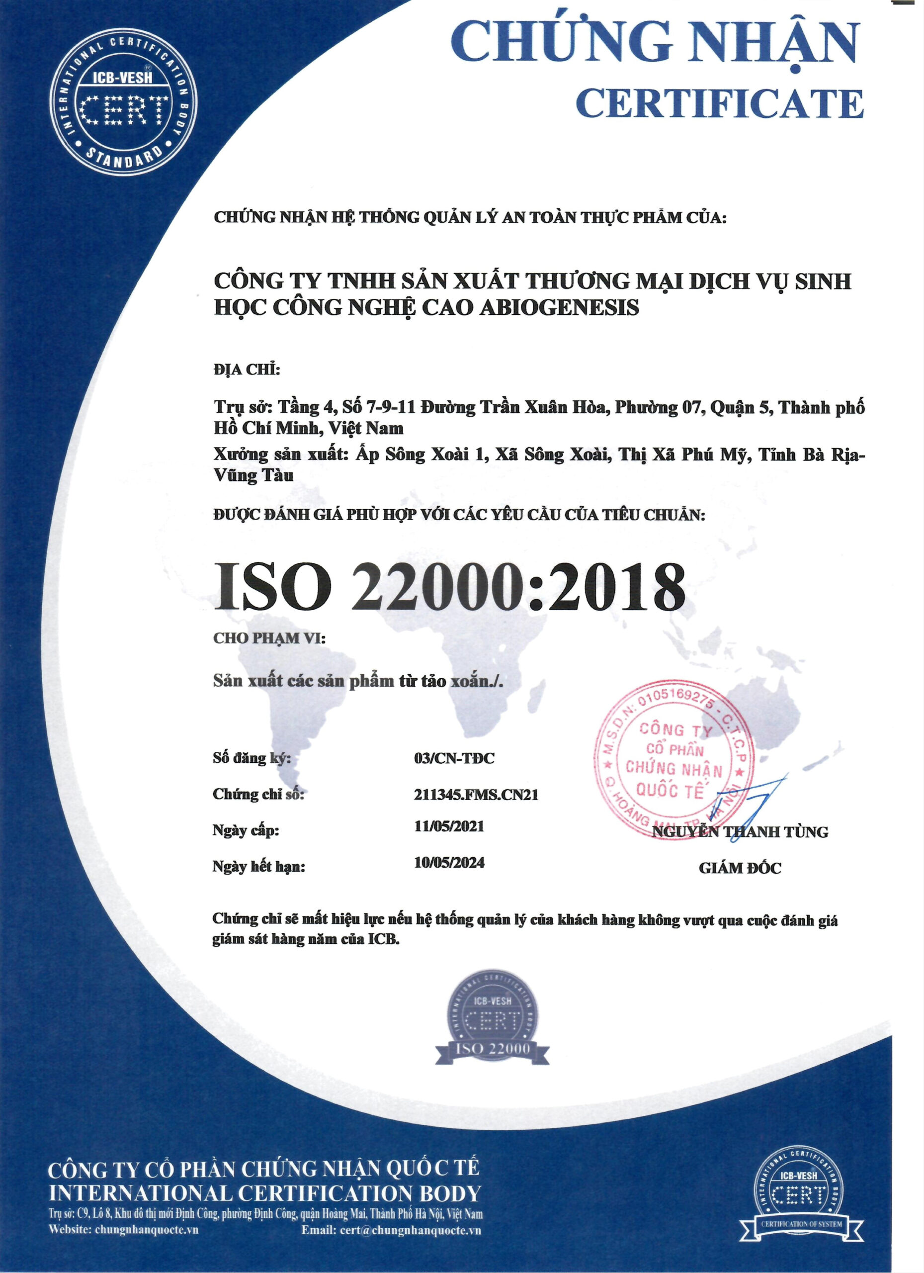 iso22000 lavigen