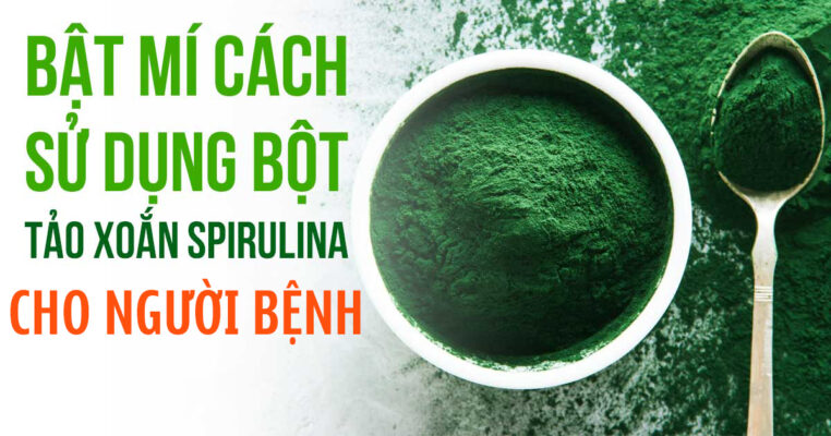 Spirulina là chất tự nhiên nên người bệnh có thể dùng – nếu cẩn thận hơn thì hãy tham vấn bác sĩ