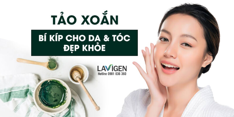 Tảo xoắn spirulina và lợi ích cho da và tóc