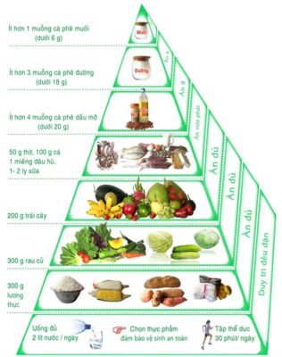 Lựa chọn thực phẩm ăn mỗi ngày theo tháp dinh dưỡng để luôn mạnh khỏe